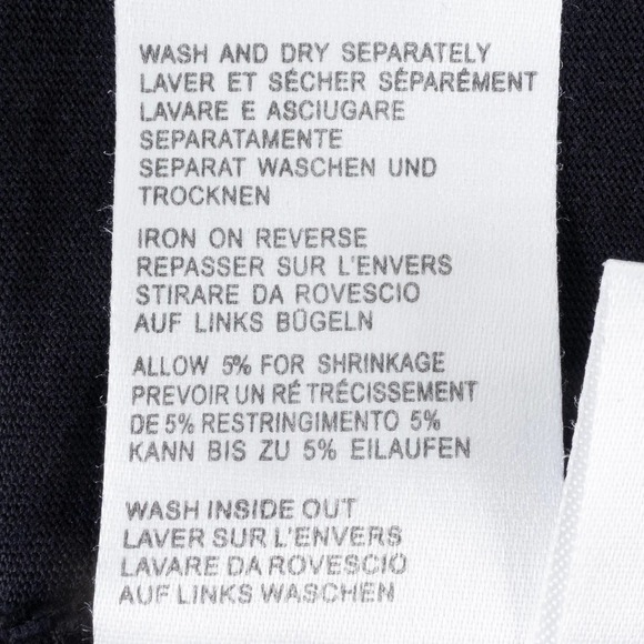 Paul Smith Organic Cotton Zebra Logo T-Shirt Men's Medium Black - Picture 6 of 6